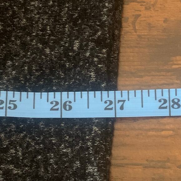 Pink Clover Black Heather w/ Multicolor Long Sleeves Loose Fit Top Size Small - Picture 8 of 8